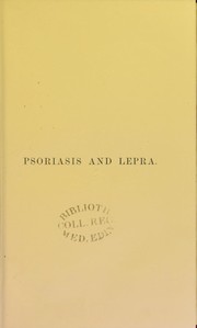 Cover of: On psoriasis and lepra