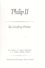Cover of: Philip II by Geoffrey Parker
