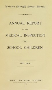 Cover of: [Report 1912-1913]