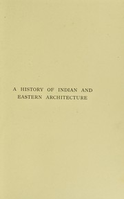 Cover of: History of Indian and Eastern architecture