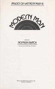 Cover of: Modern man