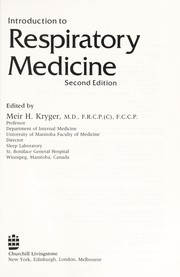 Cover of: Introduction to respiratory medicine by edited by Meir H. Kryger.