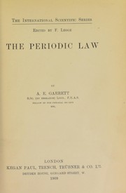 The periodic law by A E. Garrett