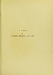 Cover of: The cat in history, legend, and art
