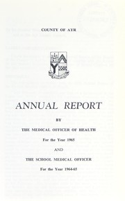 Cover of: [Report 1965]
