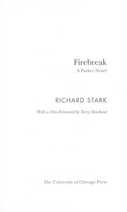 Cover of: Firebreak: a Parker novel