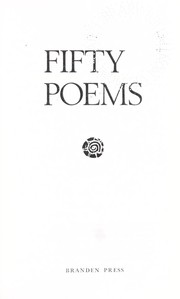 Cover of: Fifty poems.