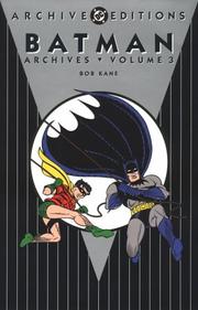 Cover of: Batman Archives, Vol. 3 by DC Comics