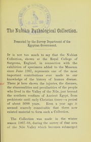 Cover of: The Nubian pathological collection