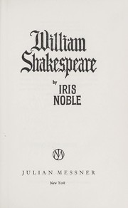 Cover of: William Shakespeare.