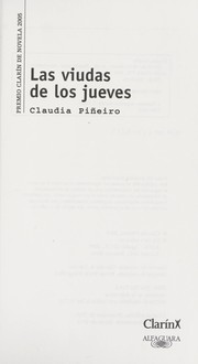 Cover of: Las viudas de los jueves