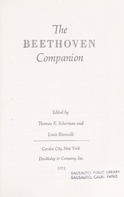 Cover of: The Beethoven companion.