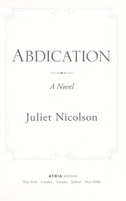 Cover of: Abdication by Juliet Nicolson