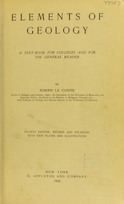 Cover of: Elements of geology: a text-book for colleges and for the general reader