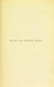 Cover of: Death and sudden death