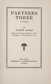 Cover of: Partners three: a novel