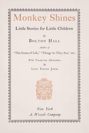 Cover of: Monkey shines: little stories for little children