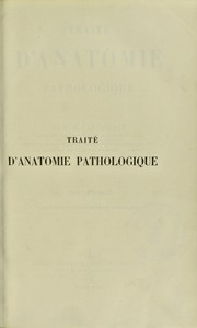 Cover of: Trait©♭ d'anatomie pathologique