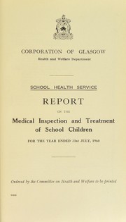 Cover of: [Report 1960] by Glasgow (Scotland)