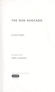 Cover of: The dud avocado by Elaine Dundy