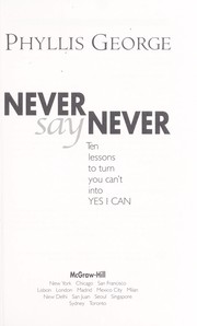 Cover of: Never Say Never by 