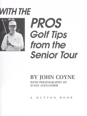 Cover of: Playing with the pros by John Coyne
