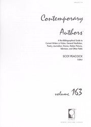 Cover of: Contemporary Authors, Vol. 163 by Scot Peacock