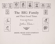 Cover of: The big family and their good times