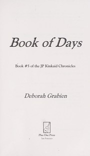 Cover of: Book of days by Deborah Grabien