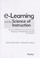 Cover of: E-learning and the science of instruction