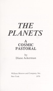 Cover of: The planets: a cosmic pastoral