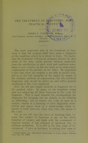 Cover of: The treatment of fractures by Warbasse, James Peter