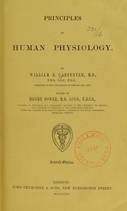 Cover of: Principles of human physiology