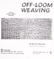 Cover of: Off-Loom Weaving (Little Craft Book)