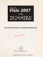Cover of: Visio 2007 for dummies