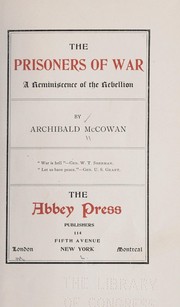 Cover of: The prisoners of war | 