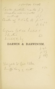 Darwin & Darwinism, pure and mixed by P. Y. Alexander