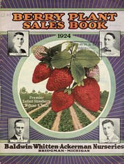 Cover of: Berry plant sales book: 1924