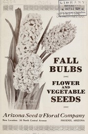 Cover of: Fall bulbs by Arizona Seed and Floral Company
