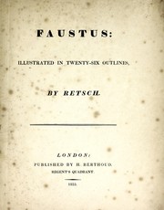Cover of: Faustus by Friedrich August Moritz Retzsch