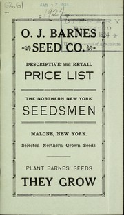 Descriptive and retail price list by O.J. Barnes Seed Co