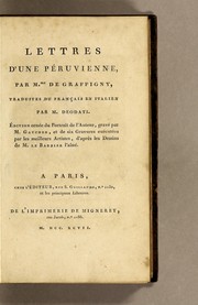 Cover of: Lettres d'une Péruvienne by Françoise de Grafigny