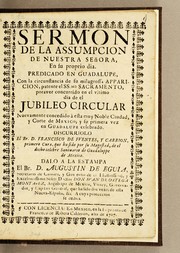 Sermon de la Assumpcion de Nuestra Señora, en su proprio dia by Francisco de Fuentes y Carrión