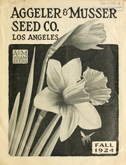 Cover of: A & M reliable seeds | Aggeler & Musser Seed Co