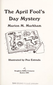 Cover of: The April Fool's Day mystery
