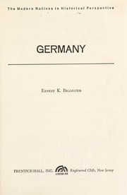 Germany by Ernest Kohn Bramsted