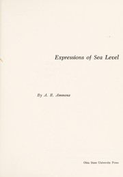 Cover of: Expressions of sea level.