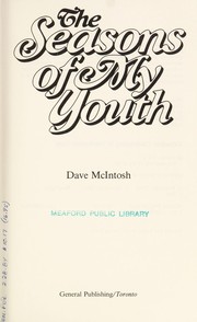 Cover of: The seasons of my youth by Dave McIntosh