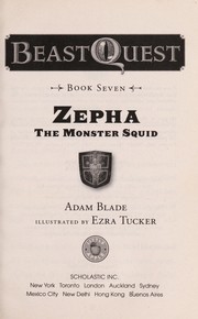 Zepha the monster squid by Adam Blade