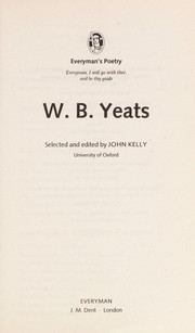 Cover of: W.B. Yeats by William Butler Yeats